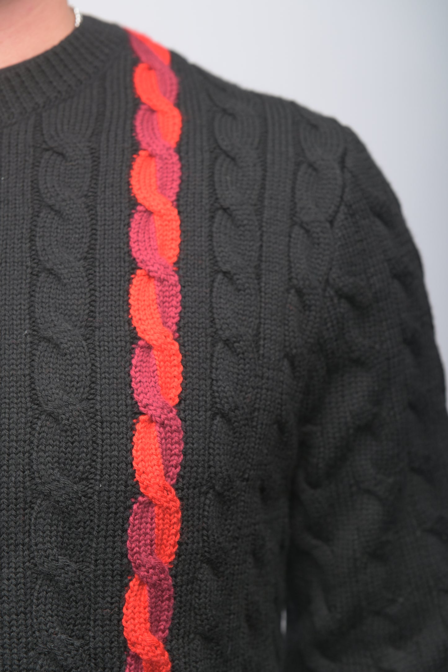 DNA Knitwear: Black & Red