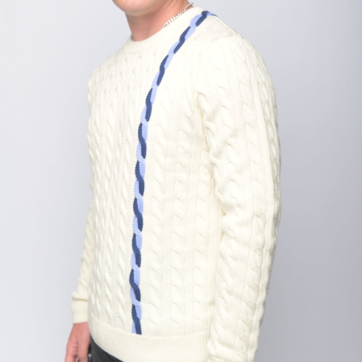 DNA Knitwear: White & Blue