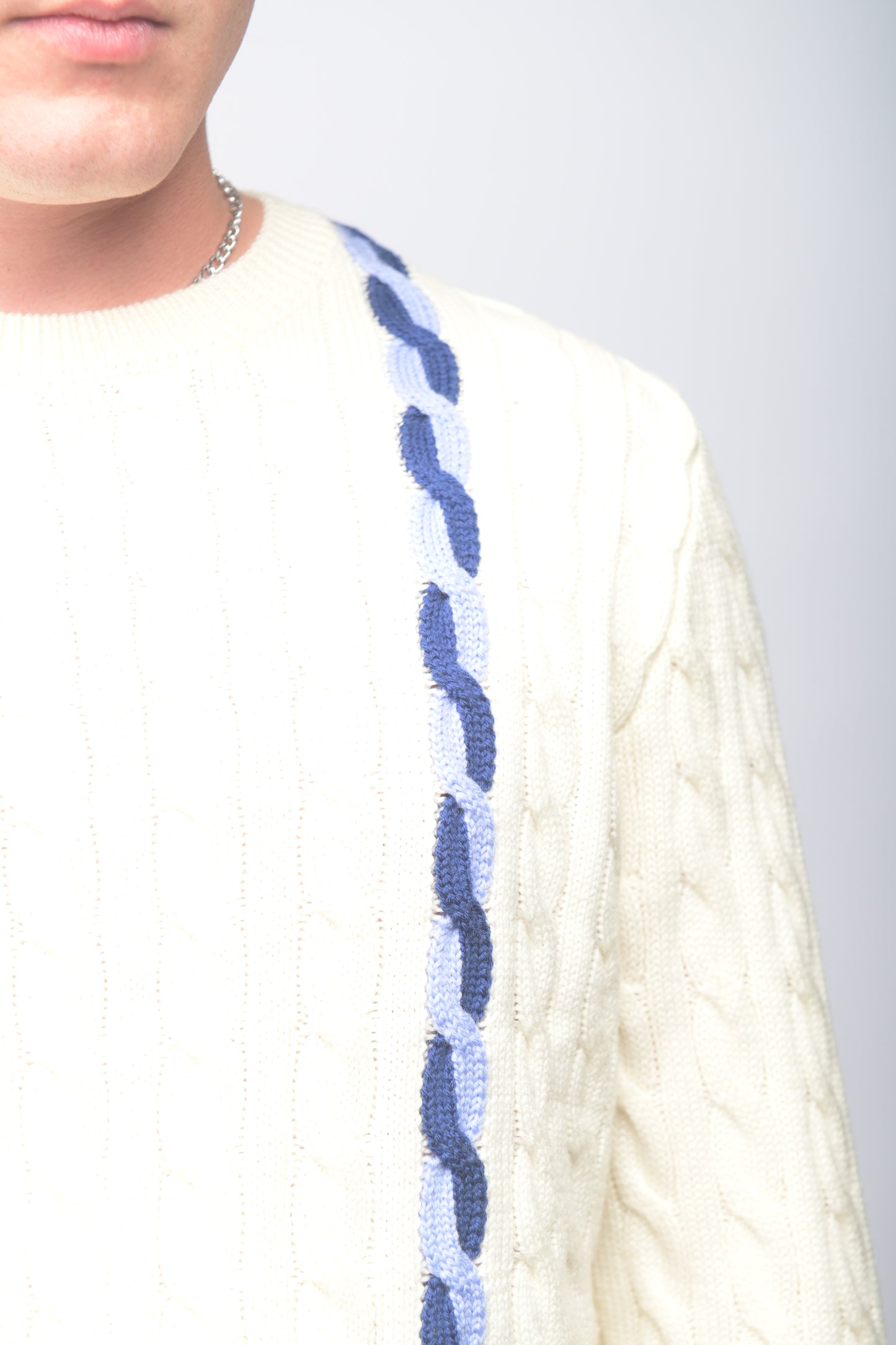 DNA Knitwear: White & Blue