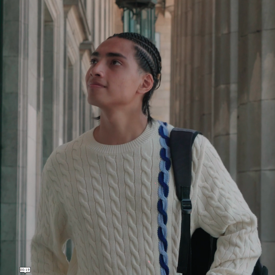 DNA Knitwear: White & Blue